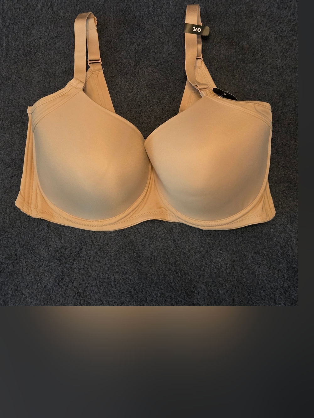 Modern Movement BACK SMOOTHER Nude Full-Coverage T-Shirt Bra - 36D NWT